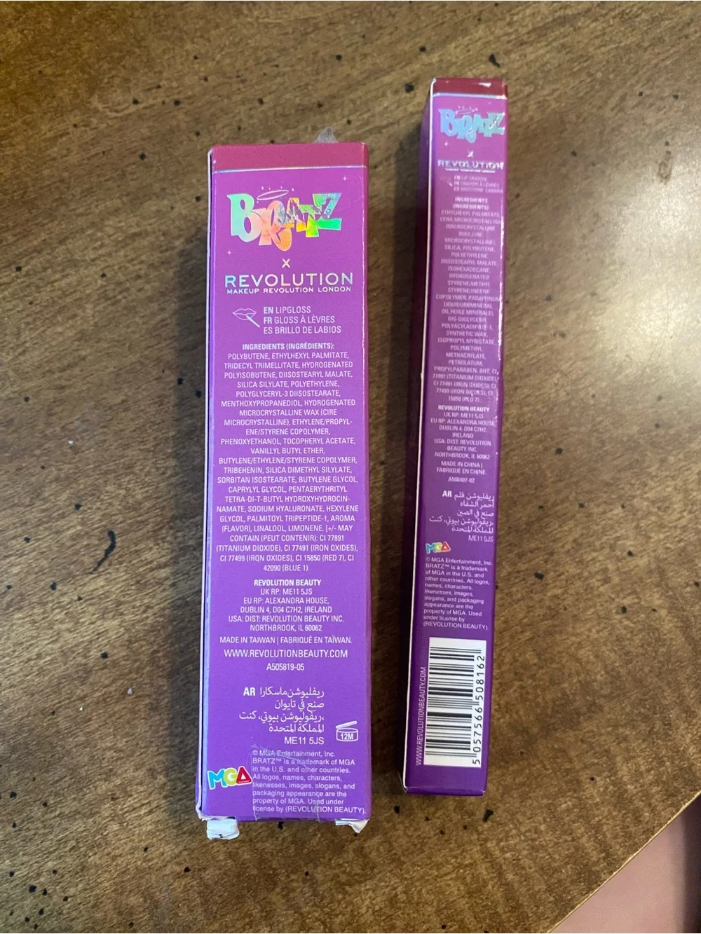 Bratz x Revolution Maxi Plump Lipgloss & Lip Crayon Yasmin- NWT